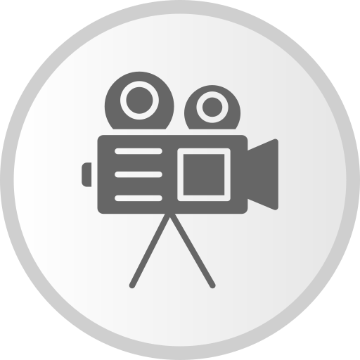 kamera wideo Generic gradient fill ikona