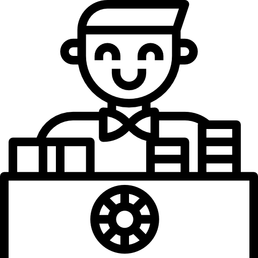 crupier mynamepong Lineal icono