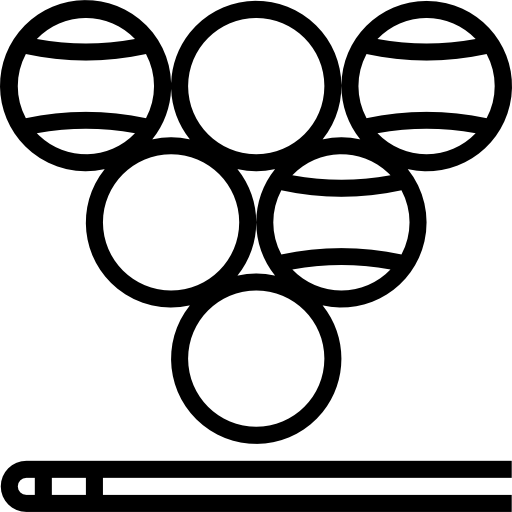 스누커 mynamepong Lineal icon