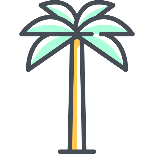Palm tree Special Bicolor icon