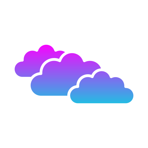 wolken Generic gradient fill icon