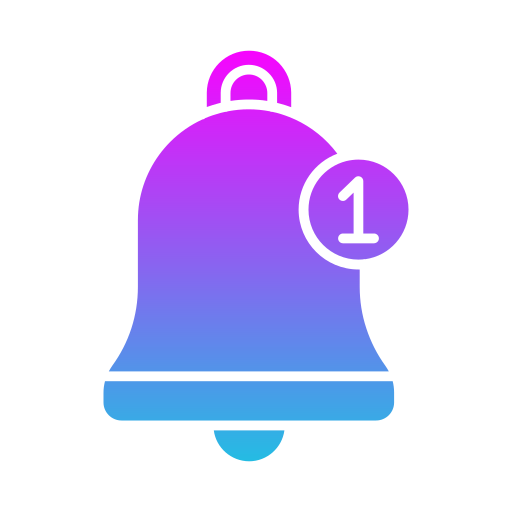 notificação Generic gradient fill Ícone