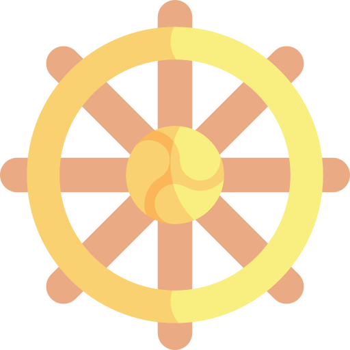 Buddhism Kawaii Flat icon