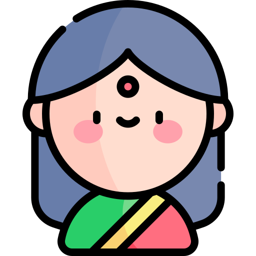 Hindu Kawaii Lineal color icon