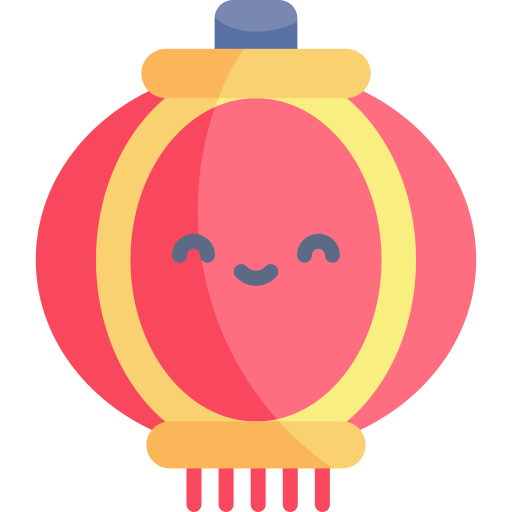 Lamp Kawaii Flat icon