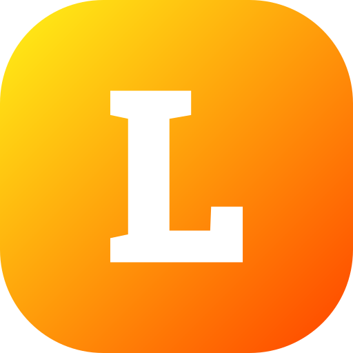 Letter l Generic gradient fill icon