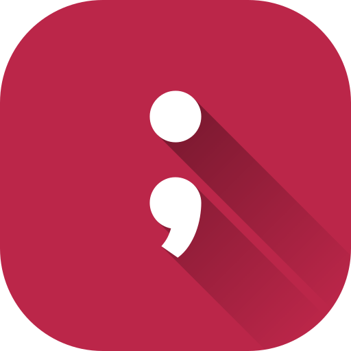 Semicolon Generic gradient fill icon