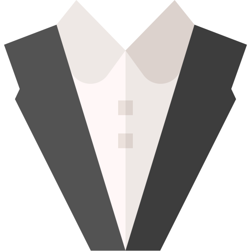 anzug Basic Straight Flat icon