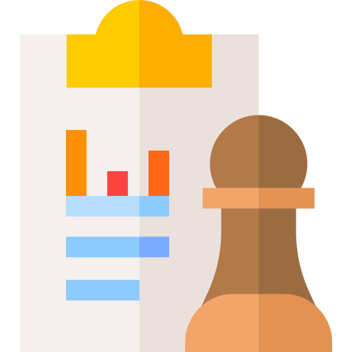 Strategy Basic Straight Flat icon