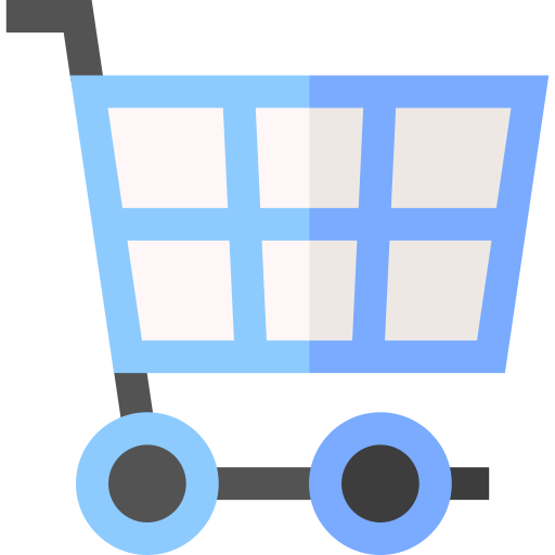 einkaufswagen Basic Straight Flat icon