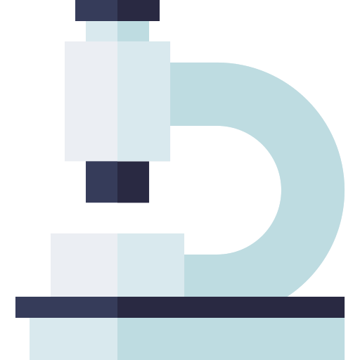 현미경 Basic Straight Flat icon