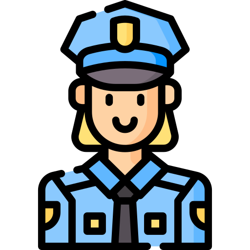 경찰 Special Lineal color icon