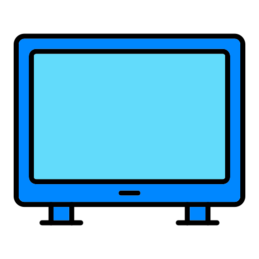 Smart tv Generic color lineal-color icon