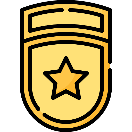 placa de policía Special Lineal color icono