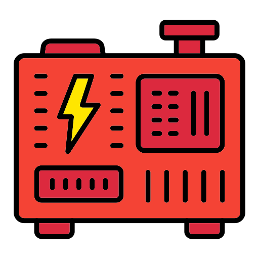 elektrische generator Generic color lineal-color icoon
