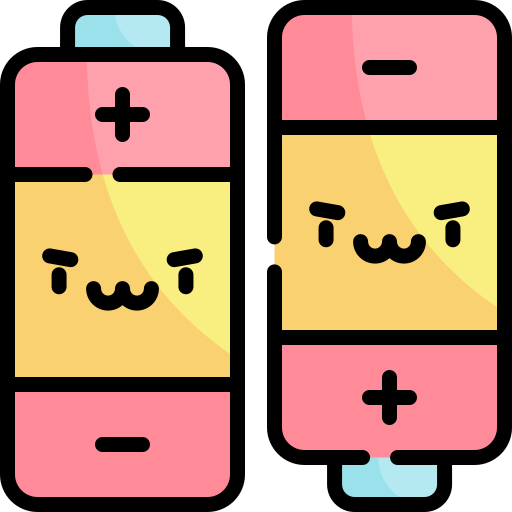 batterie Kawaii Lineal color icon
