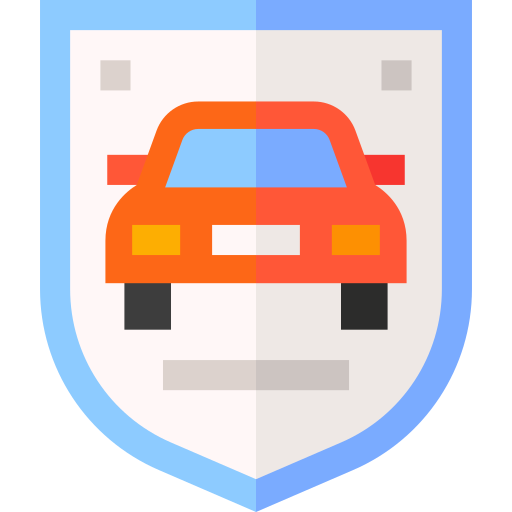 自動車保険 Basic Straight Flat icon
