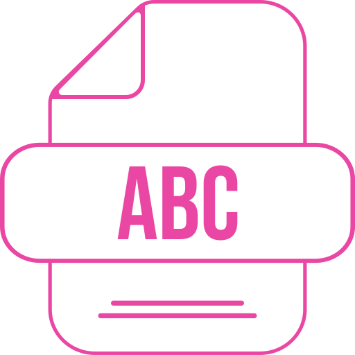 abc Generic color lineal-color icon