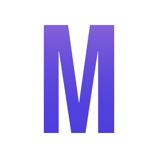 편지 m Generic gradient fill icon