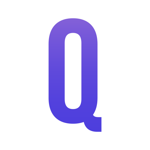 文字q Generic gradient fill icon