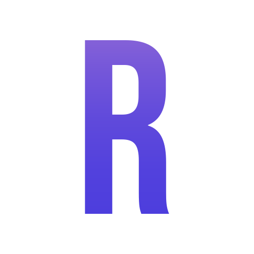 편지 r Generic gradient fill icon