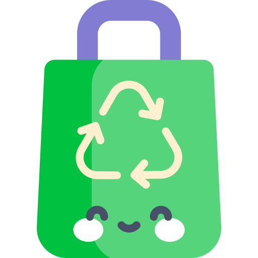 Recycle Kawaii Flat icon