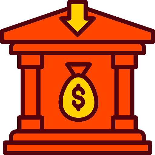 Bank Generic color lineal-color icon
