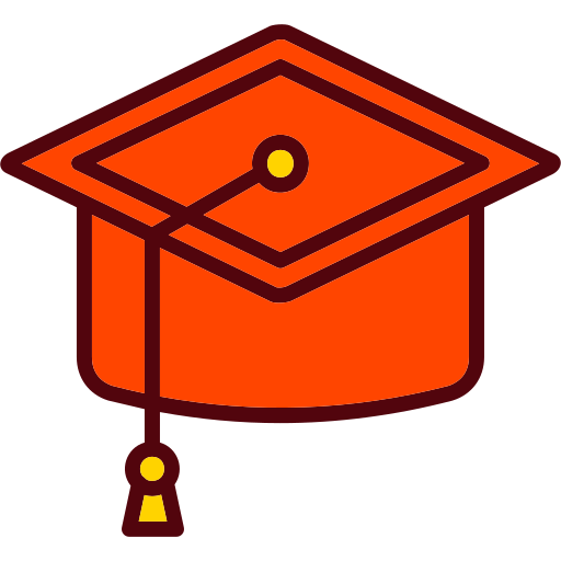 Graduation cap Generic color lineal-color icon