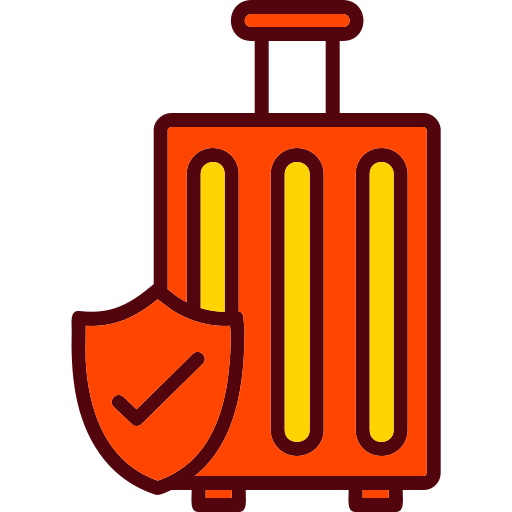 assicurazione bagagli Generic color lineal-color icona