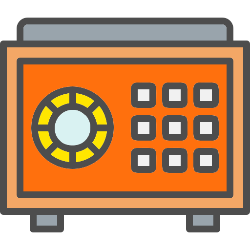 cassetta di sicurezza Generic color lineal-color icona