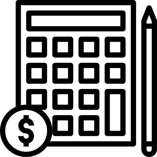 Calculator mynamepong Lineal icon
