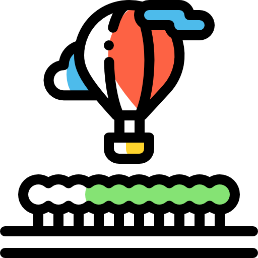 풍선 Detailed Rounded Color Omission icon