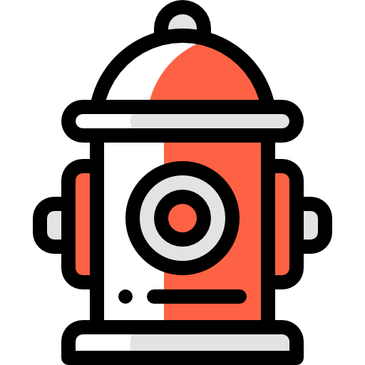 hydrant Detailed Rounded Color Omission icon