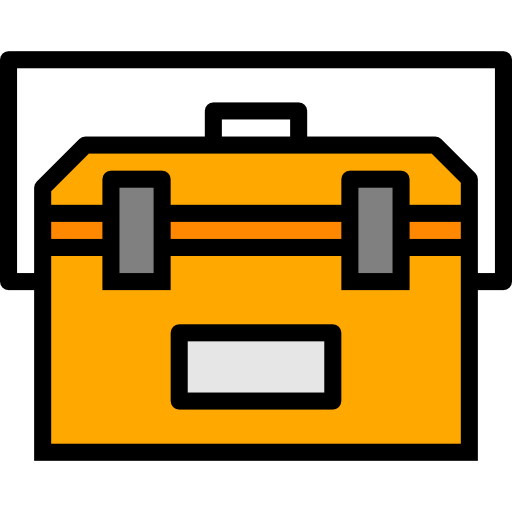 caja de herramientas mynamepong Lineal Color icono