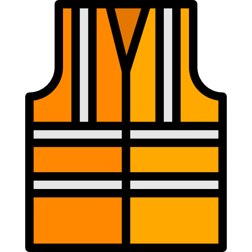 Vest mynamepong Lineal Color icon