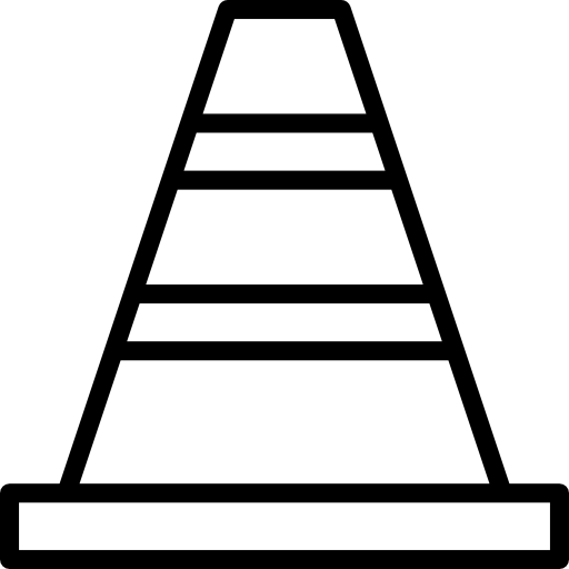 Дорожный конус mynamepong Lineal иконка