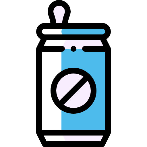 lattina di soda Detailed Rounded Color Omission icona