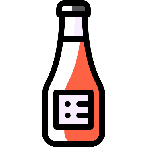 Sauces Detailed Rounded Color Omission icon