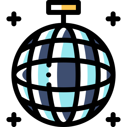 lustrzana piłka Detailed Rounded Color Omission ikona