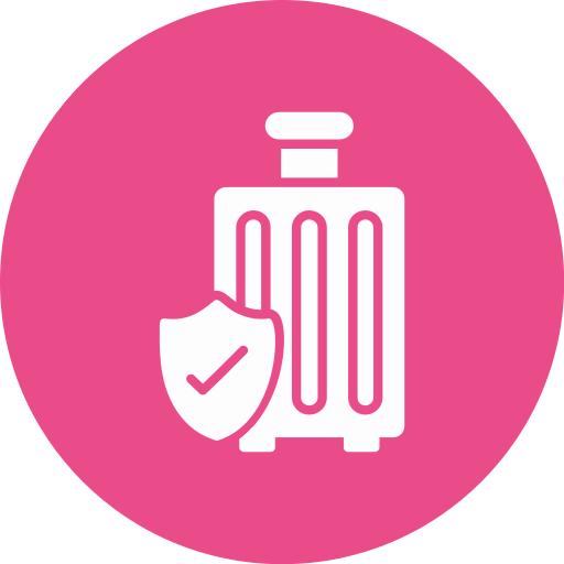 Baggage insurance Generic color fill icon