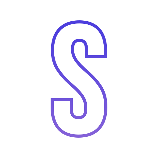 letra s Generic gradient outline icono