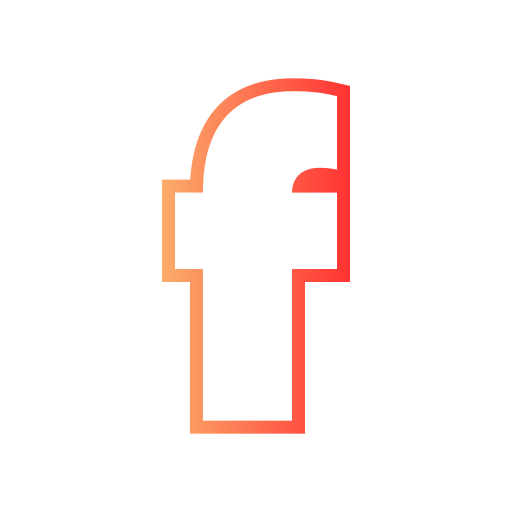 편지 f Generic gradient outline icon