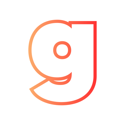 文字g Generic gradient outline icon