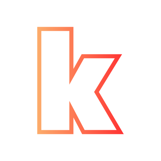 文字k Generic gradient outline icon