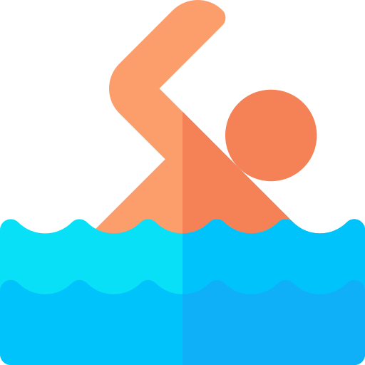 水泳 Basic Rounded Flat icon