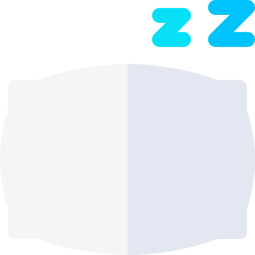 dormir Basic Rounded Flat icono