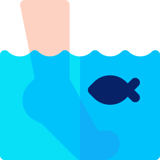 terapia de peces Basic Rounded Flat icono