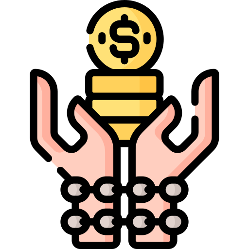 Символ доллара в черном овале Special Lineal color иконка