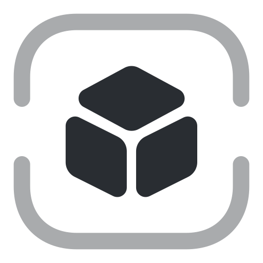 cubo 3d Generic color fill icono