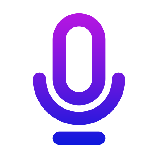 audio Generic gradient outline icona
